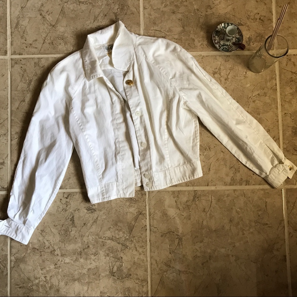 Gucci white jacket/ top