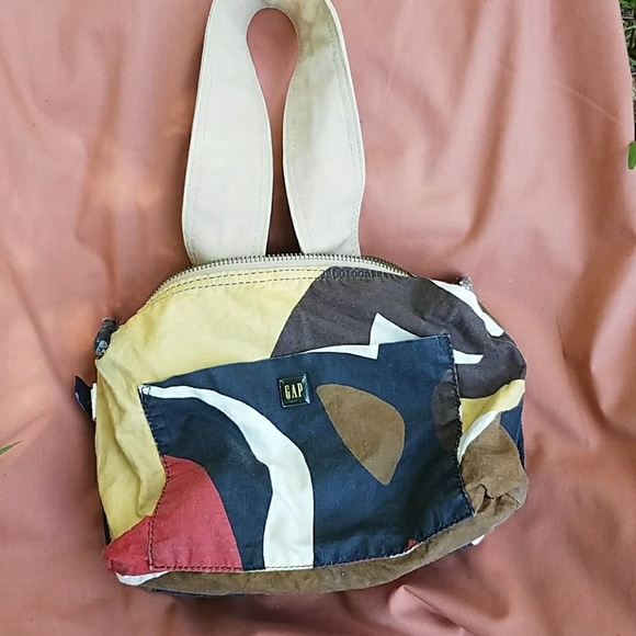 Gap mini  khaki bag **last week b4 donating** - Picture 4 of 7