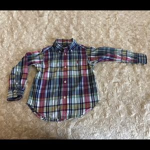 Toddler 2T Polo Ralph Lauren Plaid button down