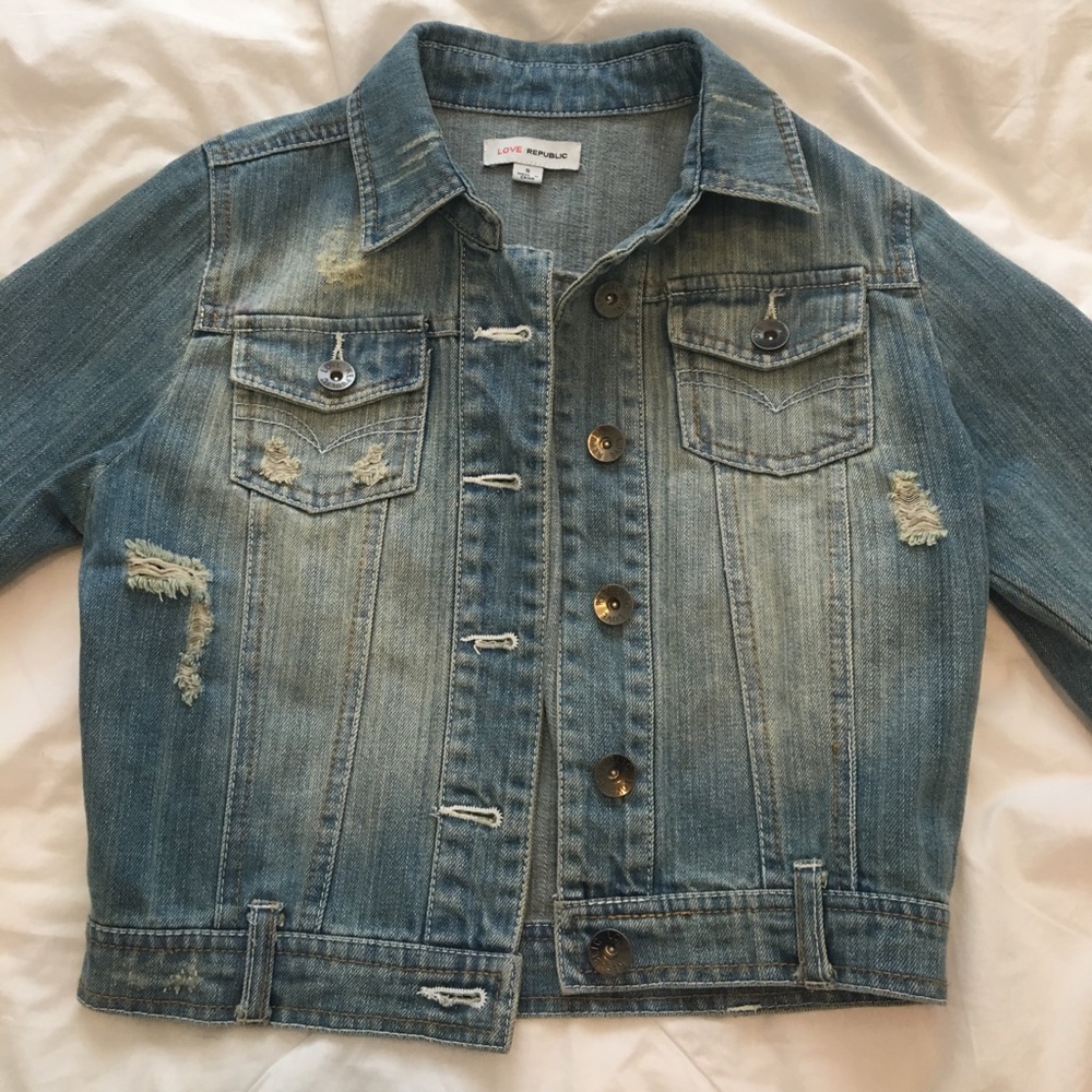 Cropped Jean Jacket