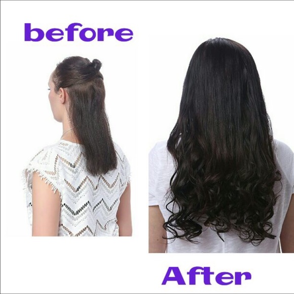 Dark brown clip ins - Picture 2 of 3