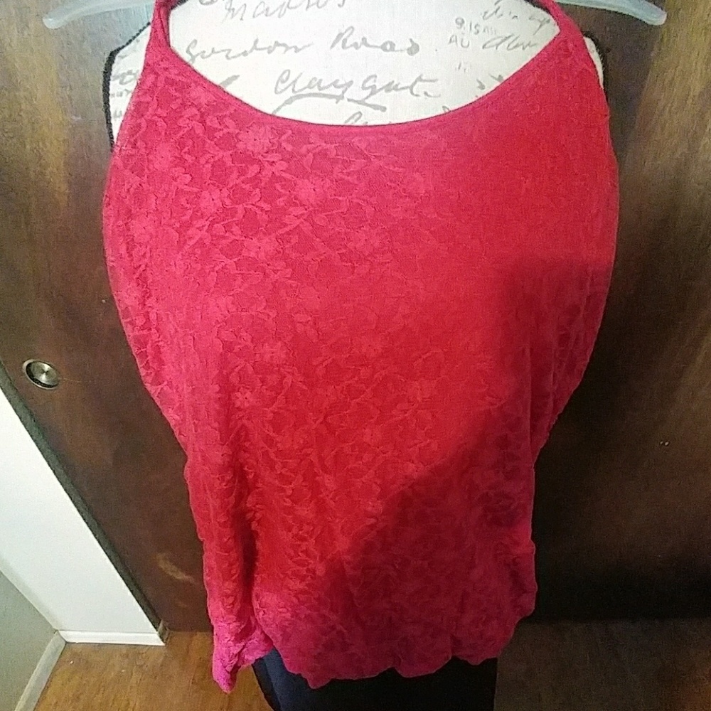 Red camisole top