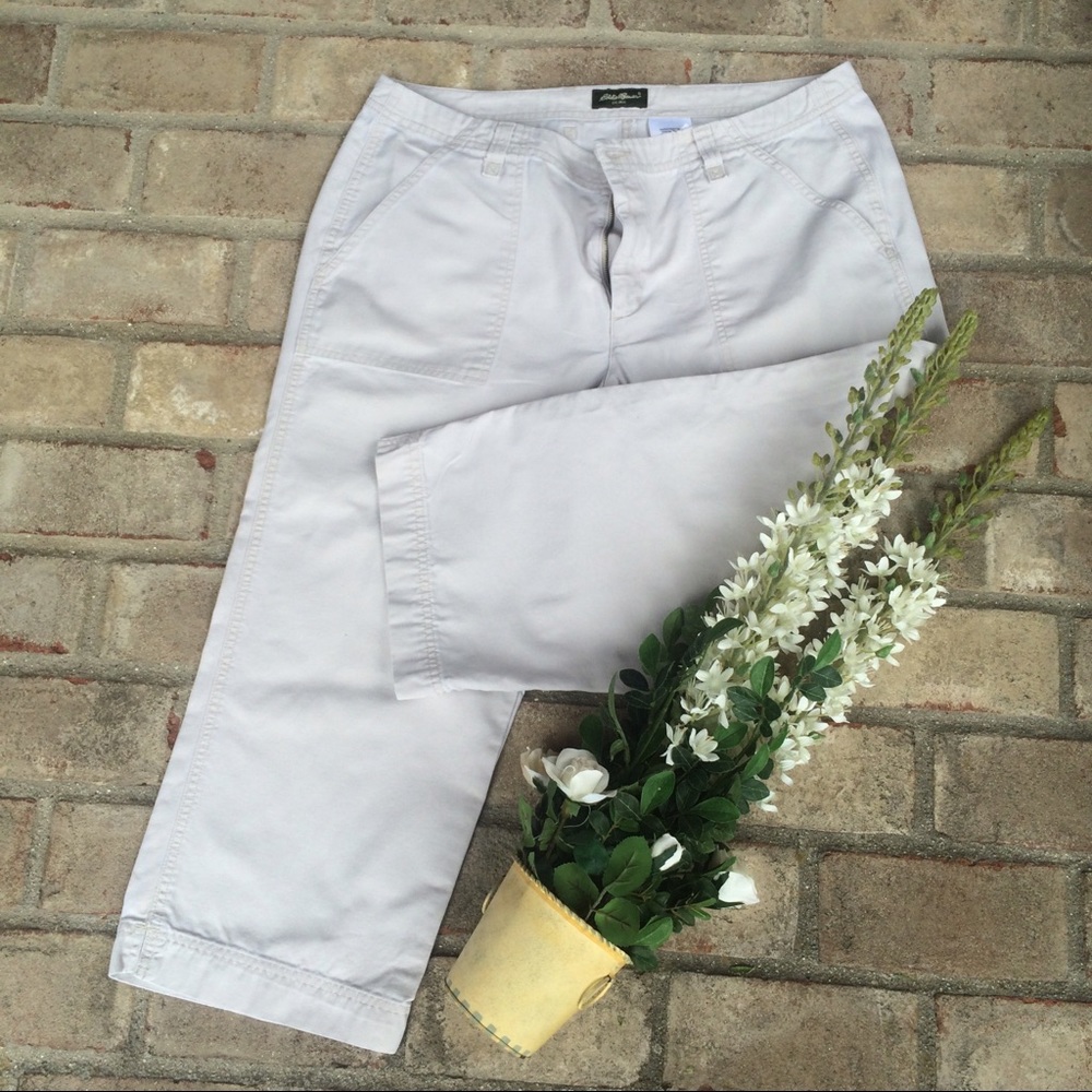 Eddie Bauer Tan Capris