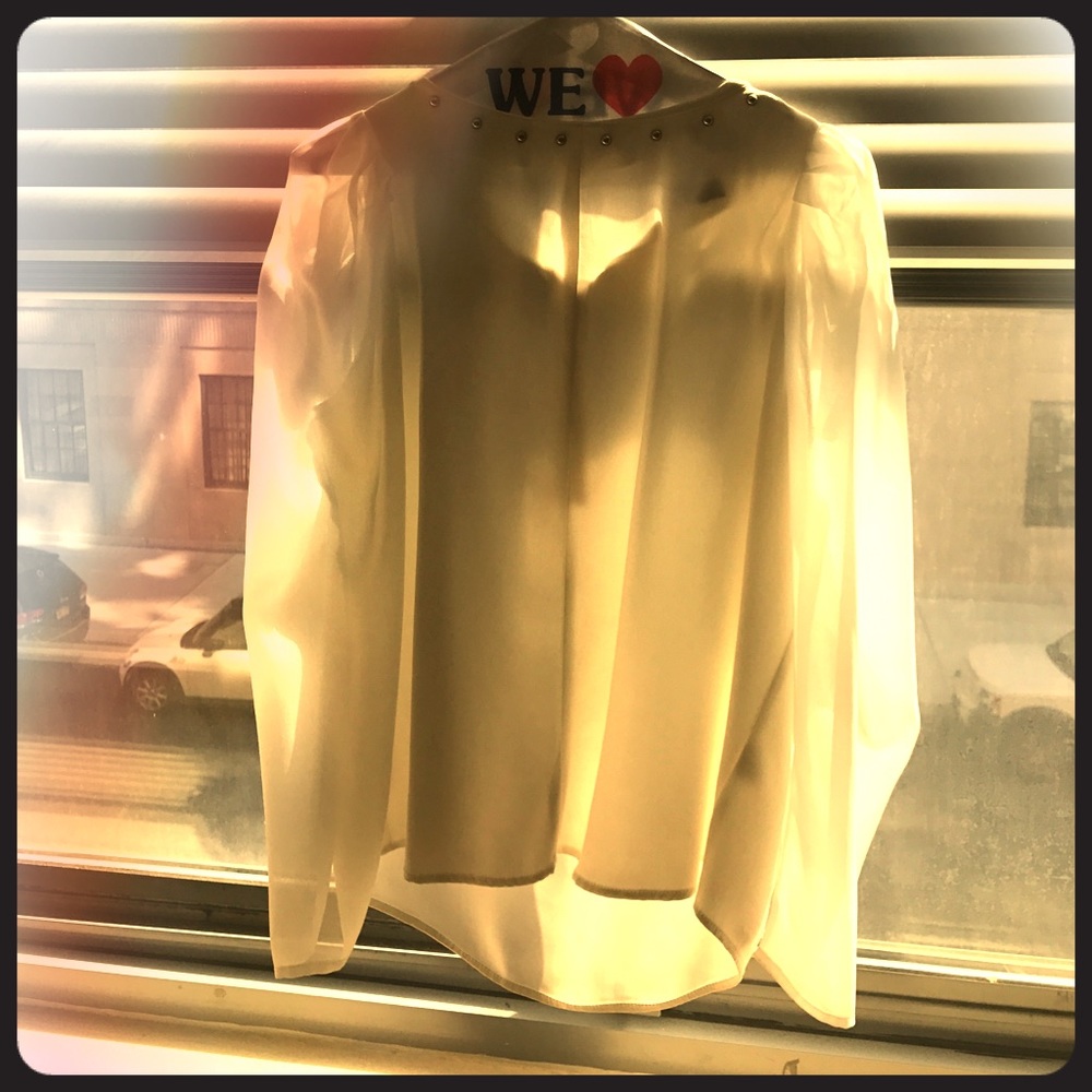 Zara chiffon blouse. Size large.