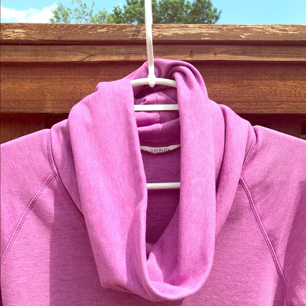 Athleta cowl neck pullover sweater