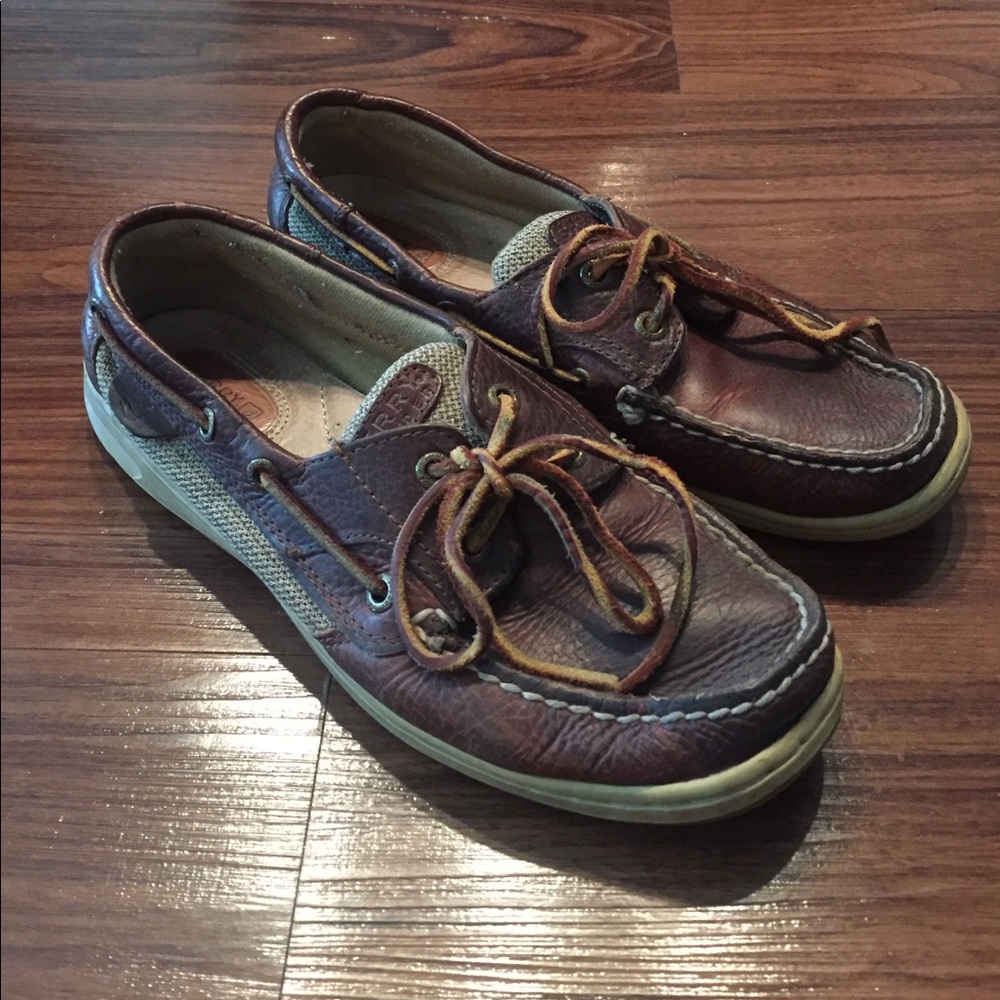 Dark Brown Sperry Boat Shoes