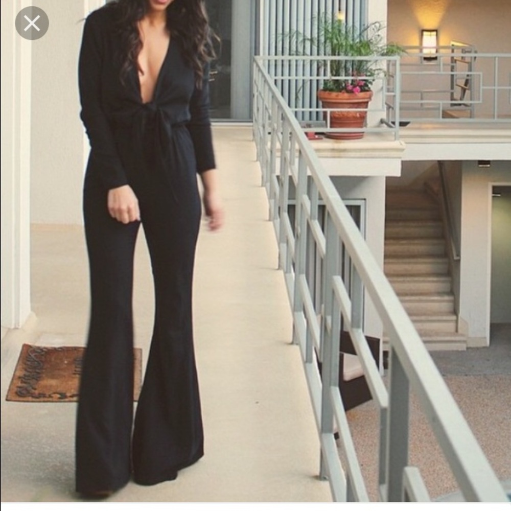 Stone Cold Fox Stardust Jumpsuit XS Black