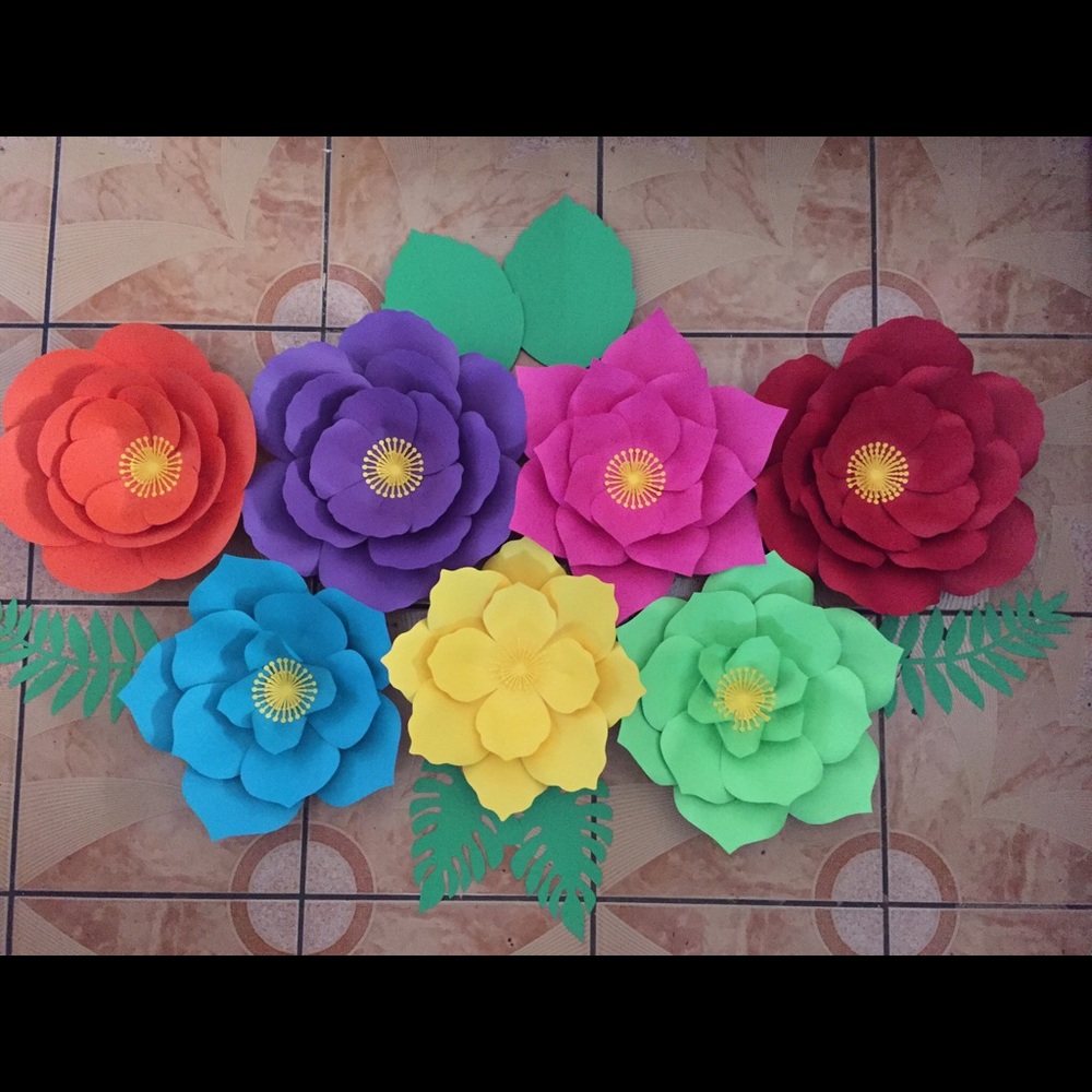 Paper flowers
