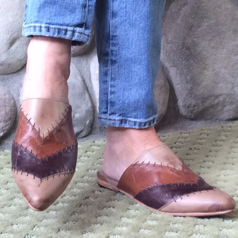 🍃💕NIB Steve Madden Freebird All Leather Mule - Picture 2 of 8