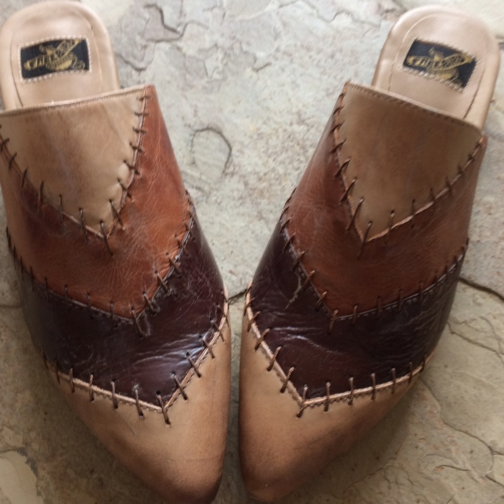 🍃💕NIB Steve Madden Freebird All Leather Mule - Picture 6 of 8