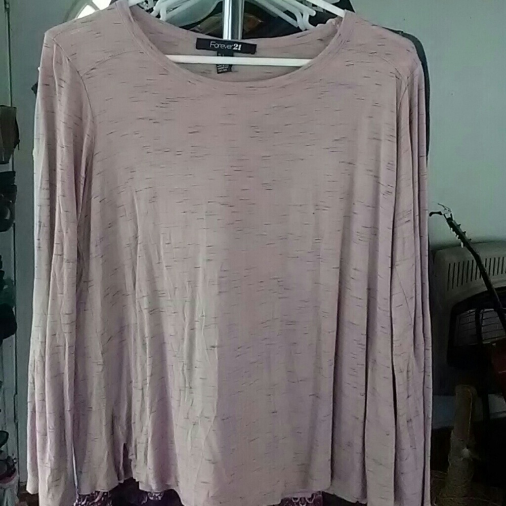 Long sleeve mauve shirt