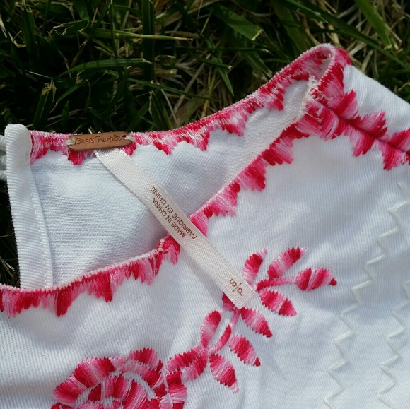 Free People "Crinkle Strawberry Fields" Dress - Picture 4 of 6