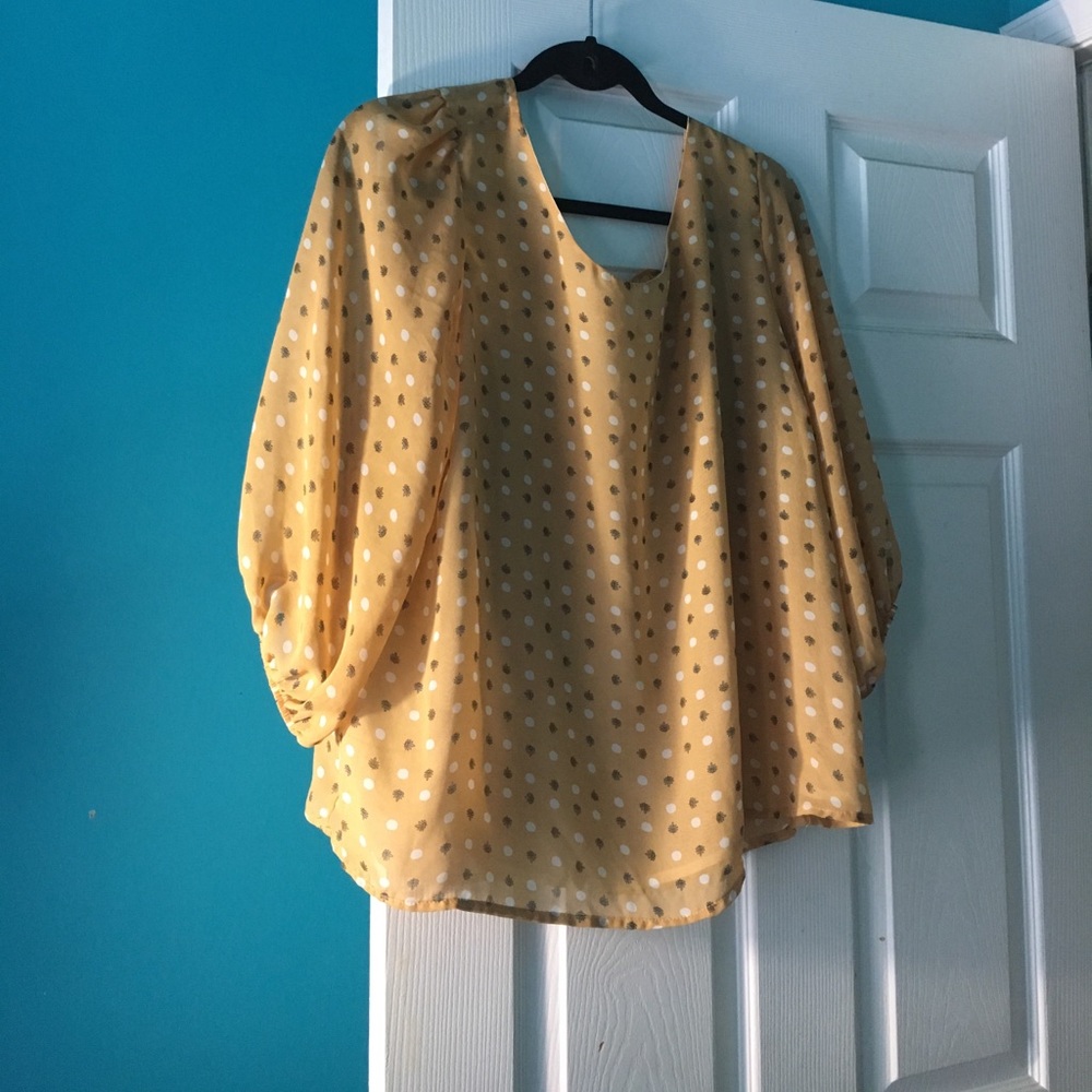 Yellow Festive Blouse