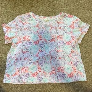 Printed crop top