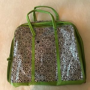 TOSS black white and green garment bag