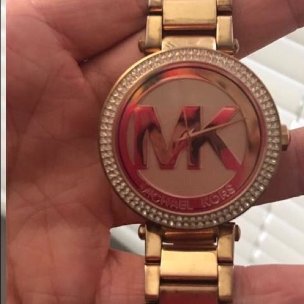 Mk watch rose gold