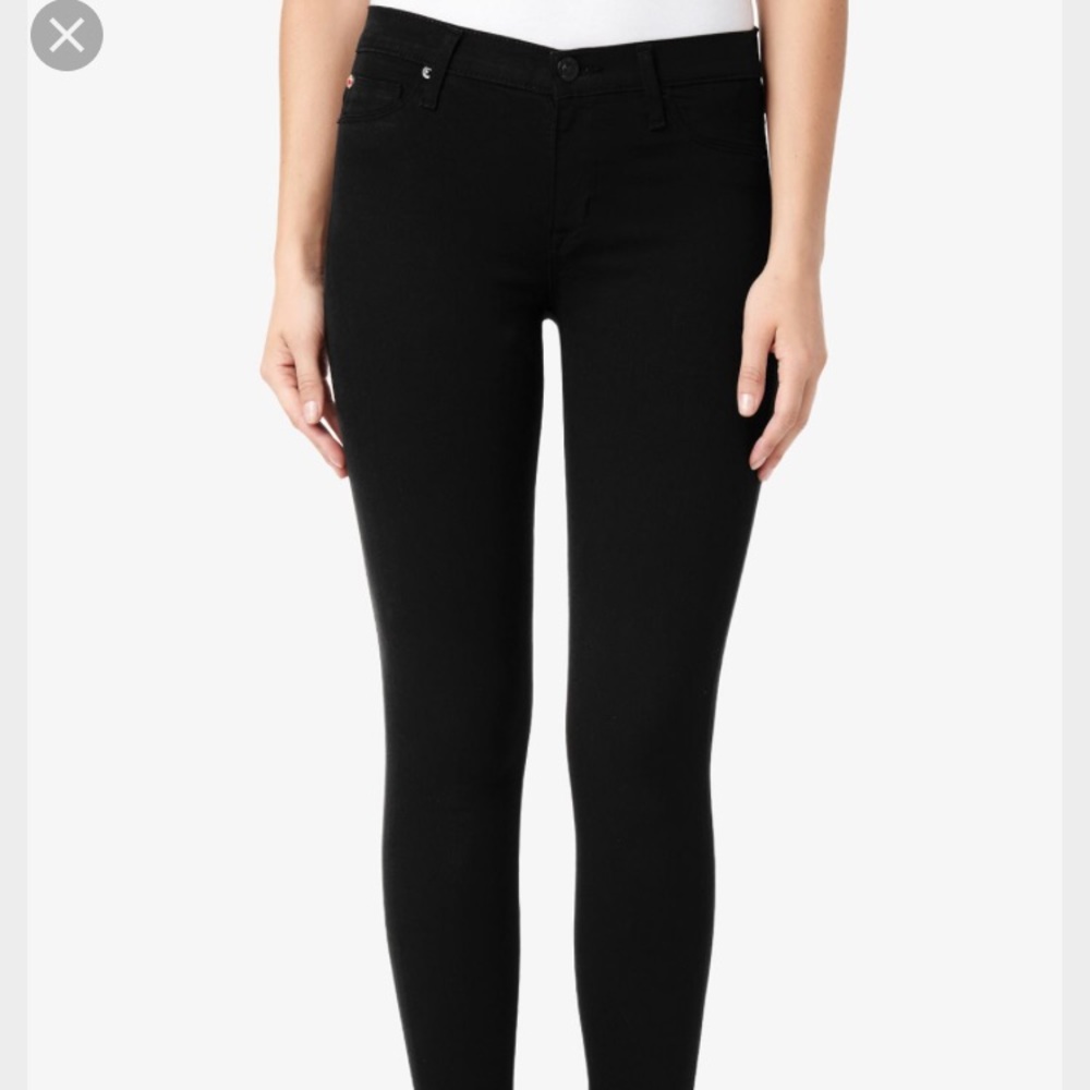 NWT Hudson Nico Midrise Super Skinny Black Jeans