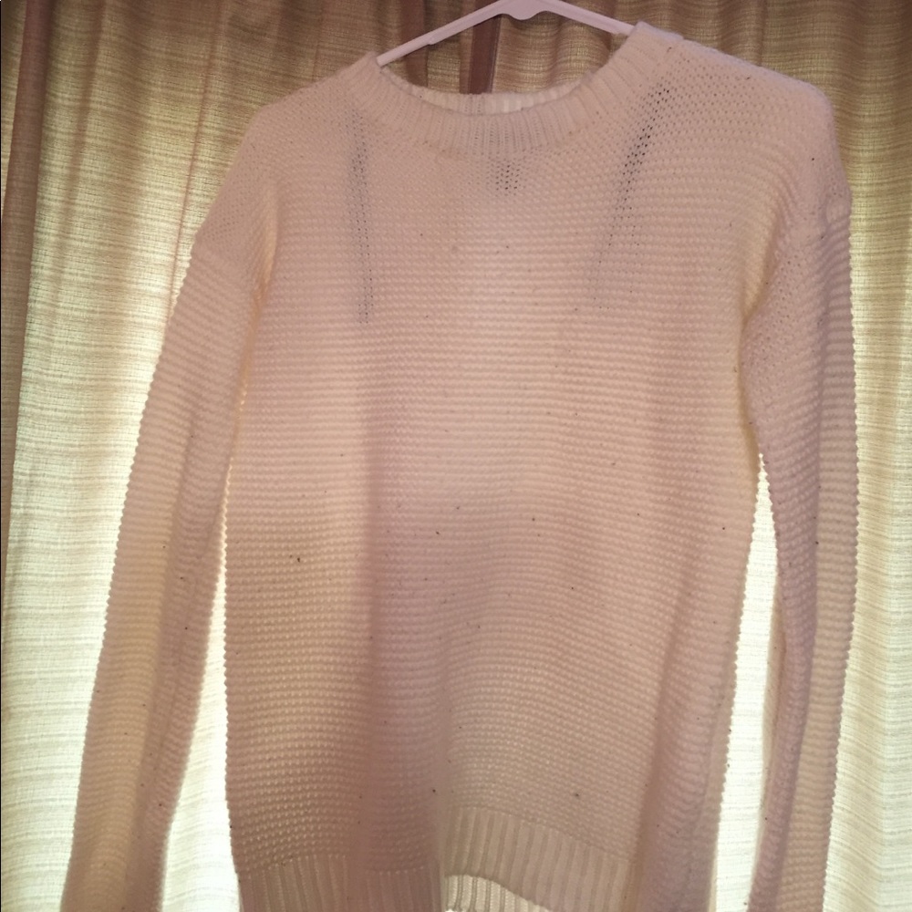 White Cozy Sweater