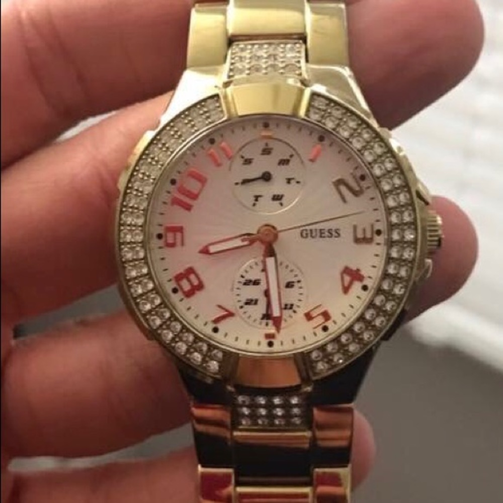 Guess gold watch