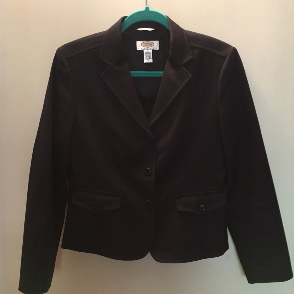 Classic black Talbots's blazer.
