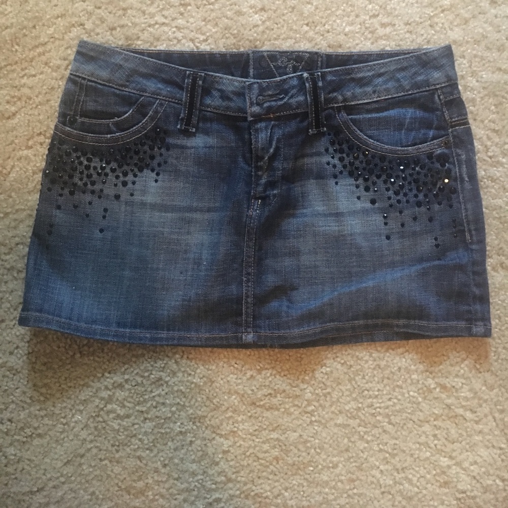 Denim Guess mini skirt