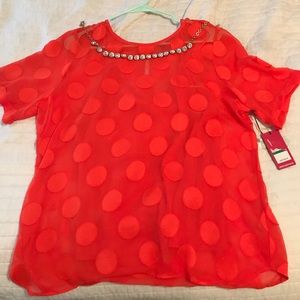 🎉everything must go sale🎉Red Vince Camino top