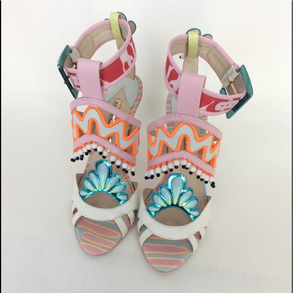 Sophia Webster Nectarine Nereida Heels - Picture 2 of 8