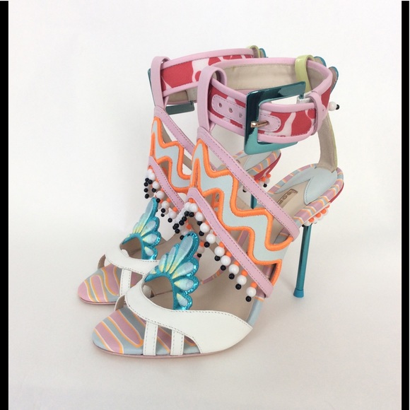 Sophia Webster Nectarine Nereida Heels - Picture 3 of 8