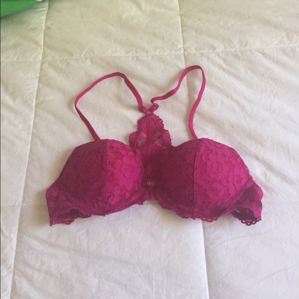 VS pink lace bralette