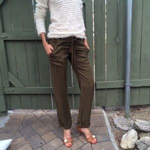 Pink Lotus slim army pants