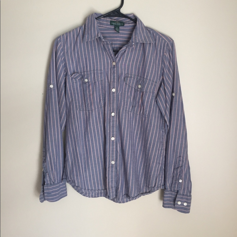 Lauren jeans by Raplh Lauren button up.