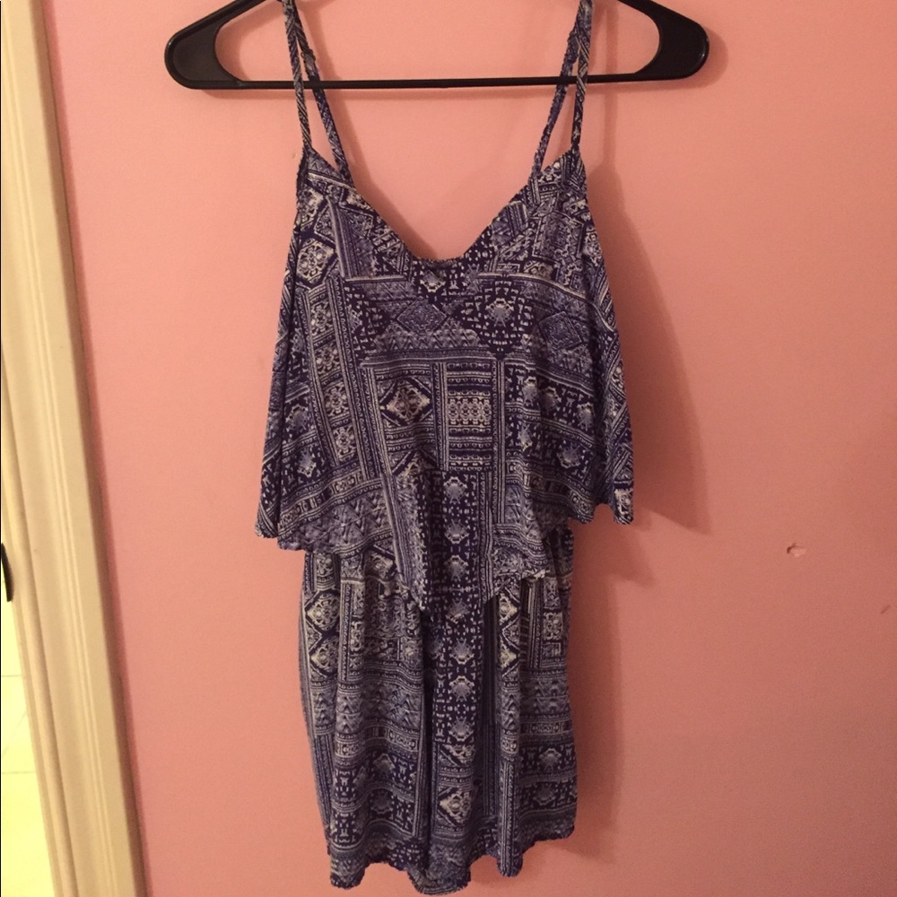 Tiered Geometric Romper