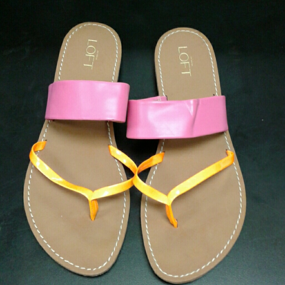 Loft brand thong flip flops