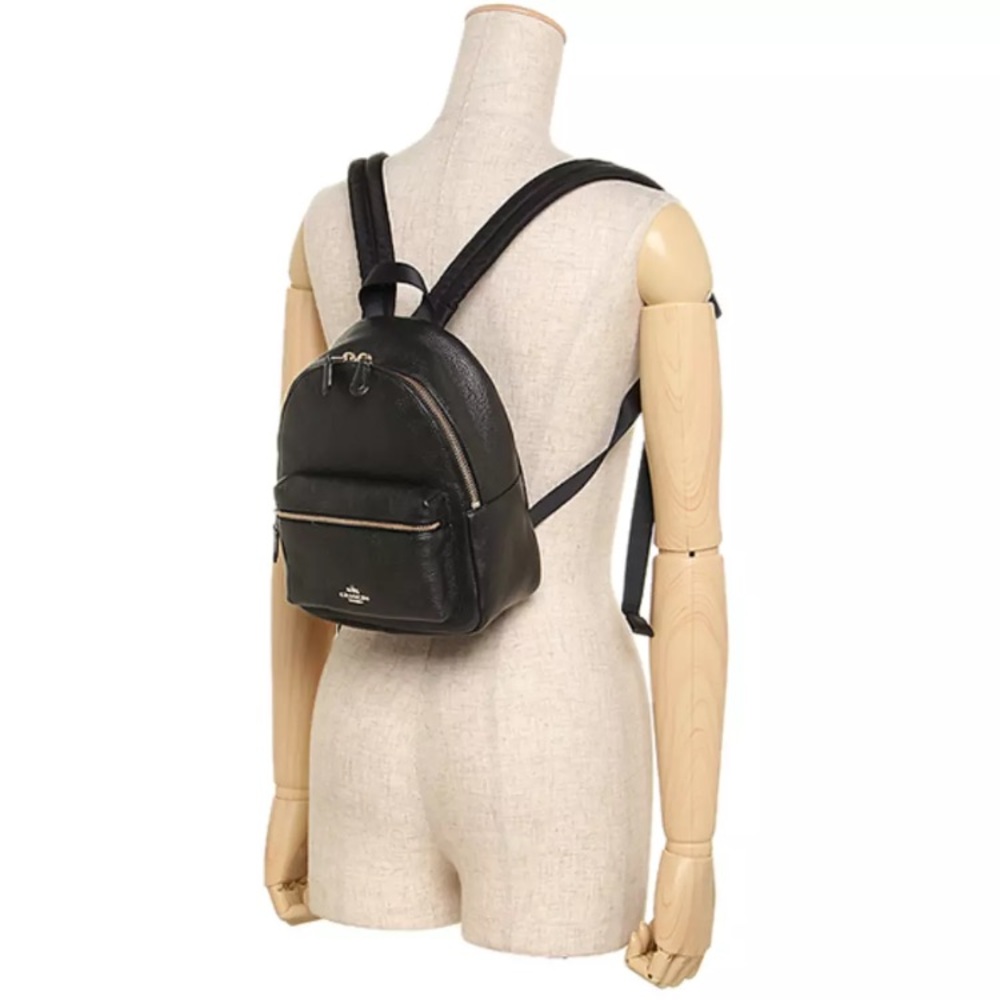 LAST ONE!! NWT Coach Mini Charlie Backpack Pebble - Picture 3 of 8