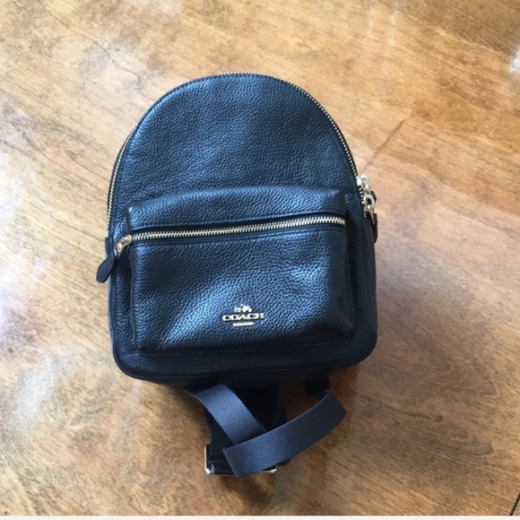 LAST ONE!! NWT Coach Mini Charlie Backpack Pebble - Picture 4 of 8