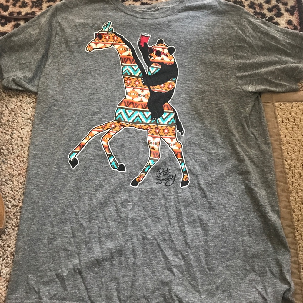 Party panda riot society shirt Large