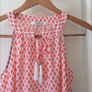 Rose & Olive high neck sleeveless top. So pretty!