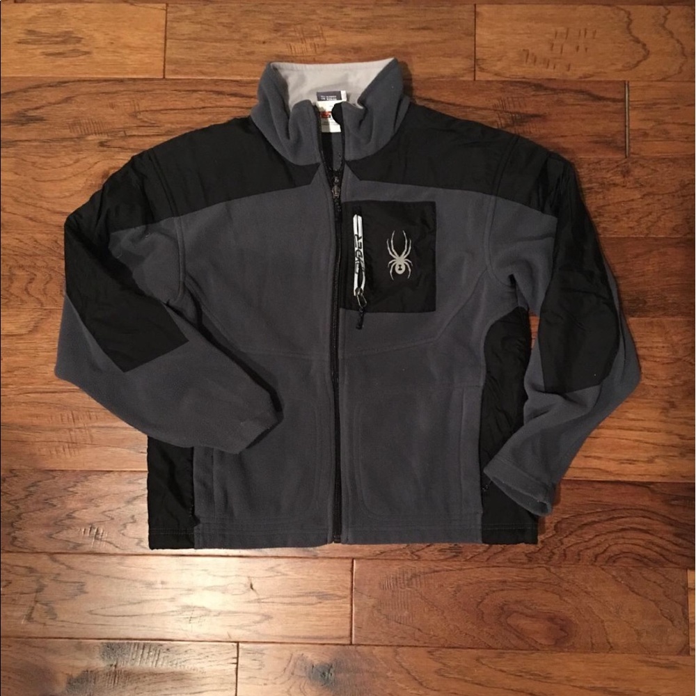 Boys Large Spider fleece coat