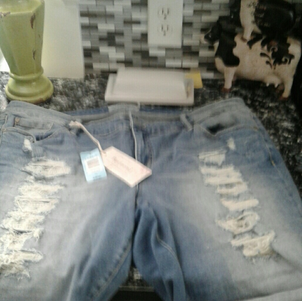 My Boyfriend's Jean Shorts