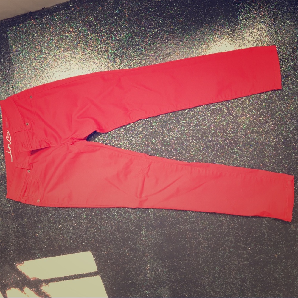 Red pinup rockabilly pants