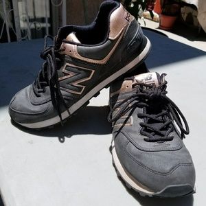 New Balance 574 Rose Gold sneakers