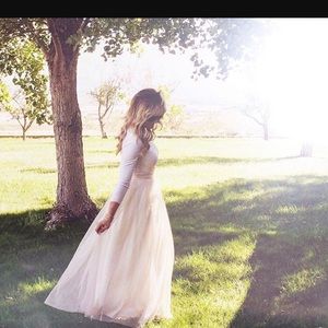 Lauren Conrad Ombré tulle skirt