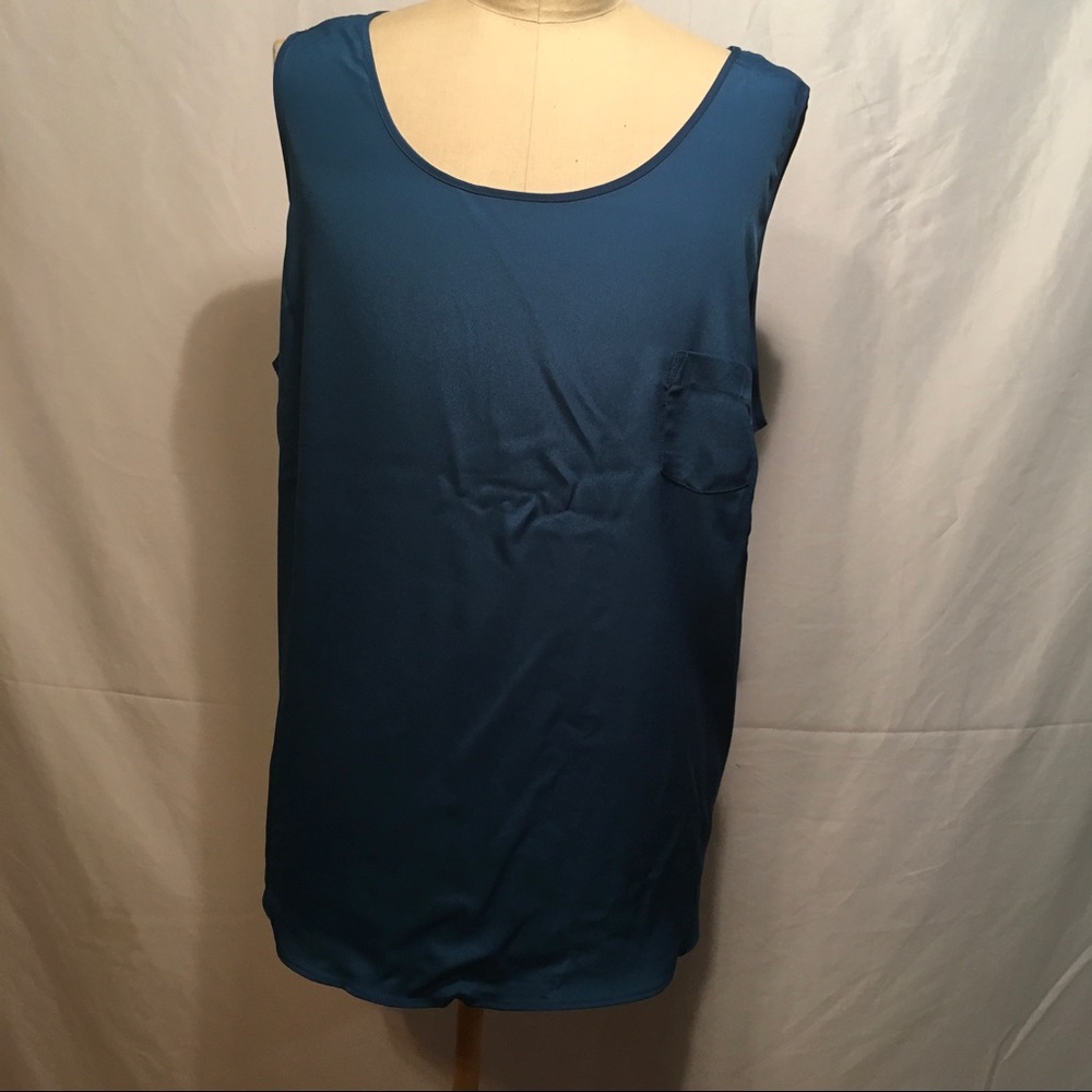 Faded Glory Plus Sleeveless Lightweight Blouse