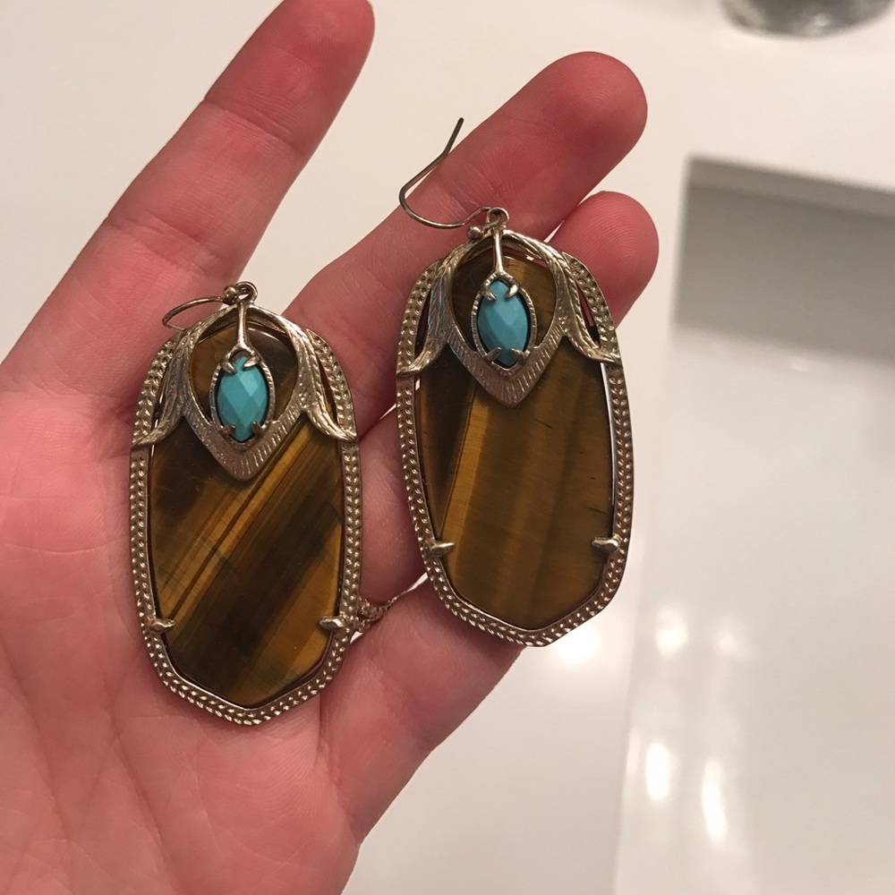 Kendra Scott Danielle earring w/turquoise detail