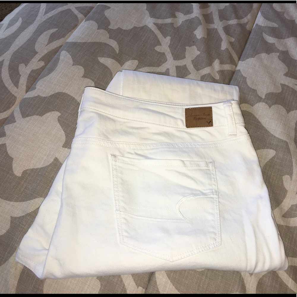 American Eagle Outfitters White Skinny Jeans 18