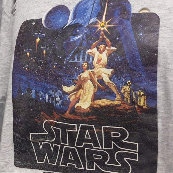 STAR WARS NEW HOPE DISTRESSED GEMSTONE CROP TOP!! - Picture 8 of 8