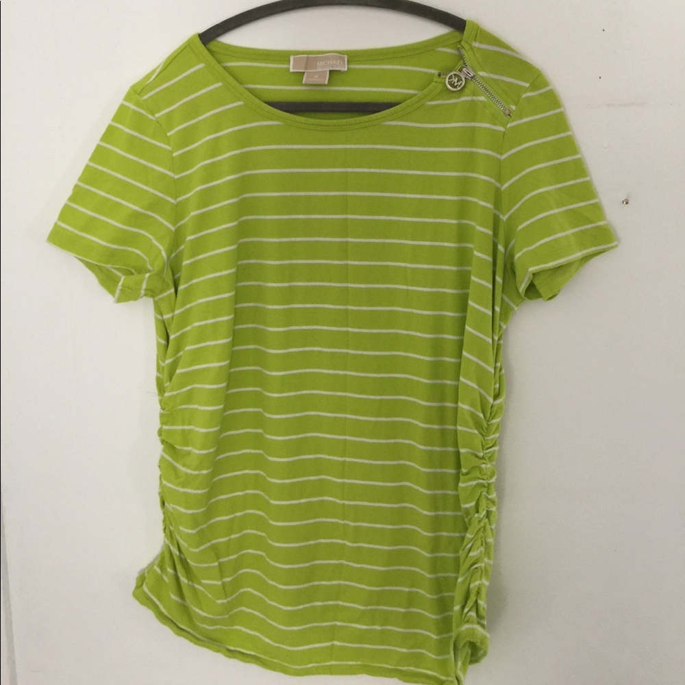 Lime green cotton t-shirt