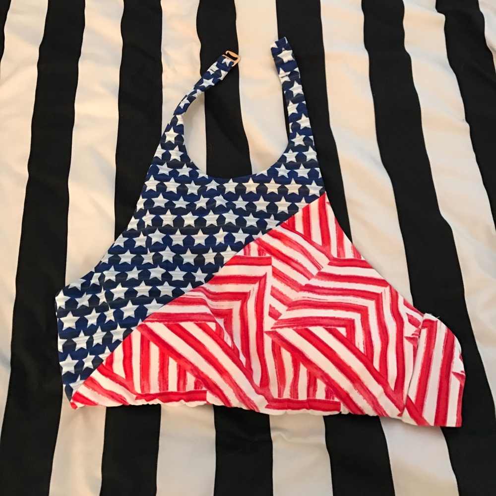 Victoria's Secret Halter Stars and Stripes Swim