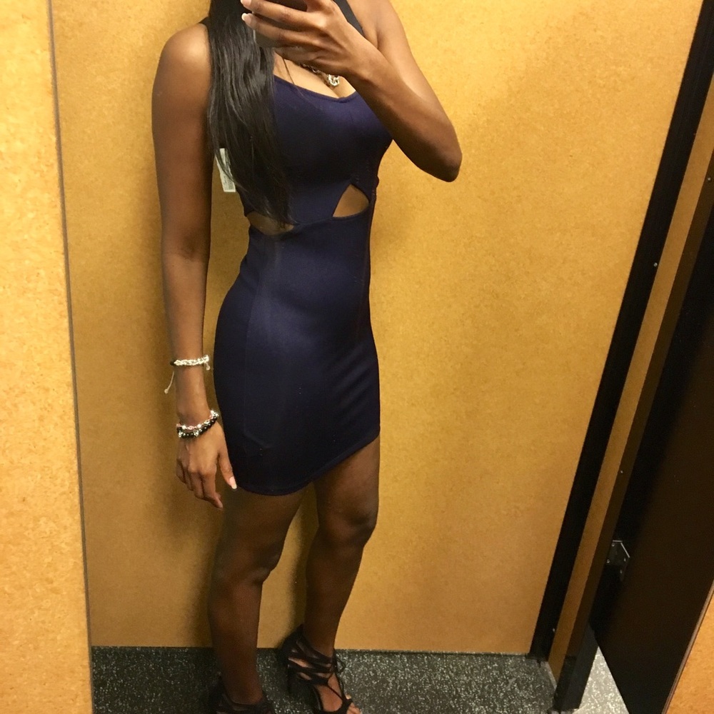 Sexy purple dress