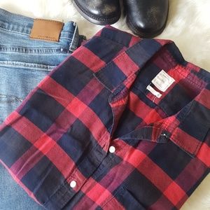 GAP Buffalo plaid flannel - EUC